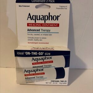 Aquaphor Healing Ointment Advanced Therapy Skin 0.35 Ounce (Pack of 2)